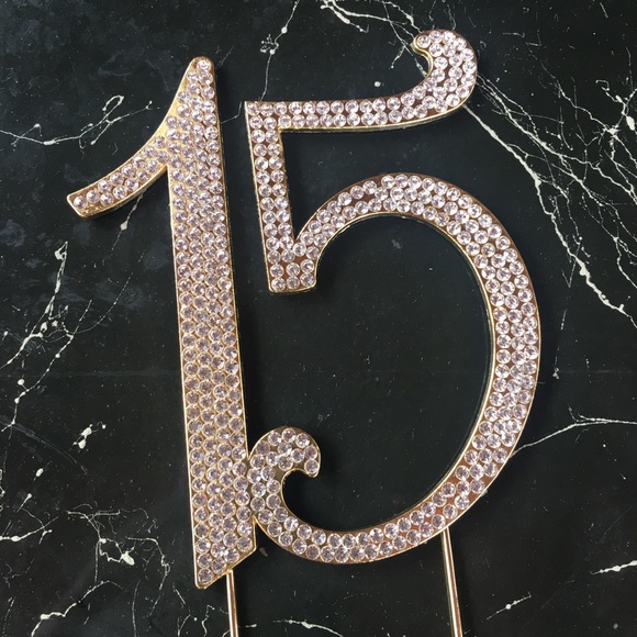 15th Cake Topper - Picture 4 of 8